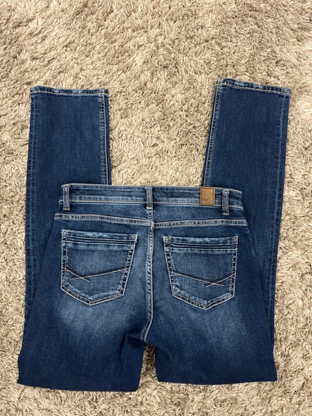 BKE Women's Straight Leg Jeans - Dark Blue Wash. 27x29.5 - Picture 6 of 6